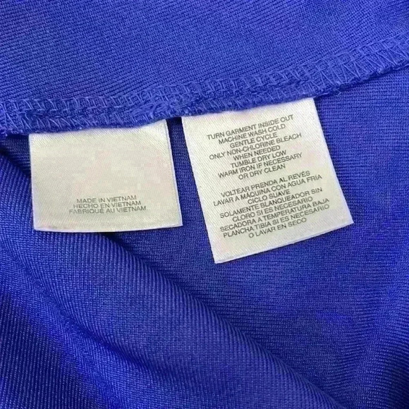 KASPER Blue/Purple Sleeveless Midi Dress Size M - Picture 7 of 10